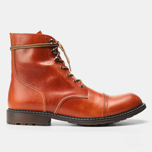 Botas Altas de Caña Estilo Europeo y Americano con Detalles Texturizados - Image 2
