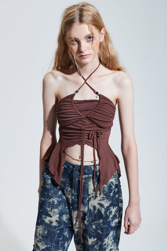 Blusa Tipo Tirantes Estilo Europeo y Americano