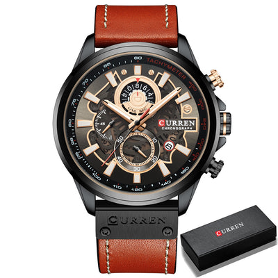 Reloj Multifuncional con Calendario y Correa Resistente al Agua para Hombre - Image 24
