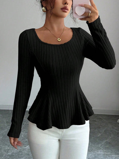 Blusa Manga Larga con Espalda Abierta Elegante - Image 8