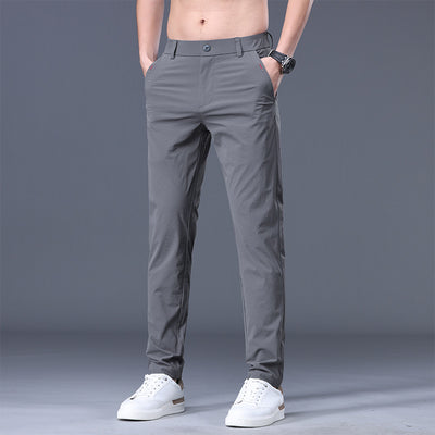 Pantalones Rectos con Cintura Elástica para Hombre - Image 3