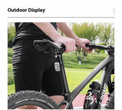 Luz Trasera Bicolor para Bicicleta - Faro de Advertencia Nocturno Compacto - Image 32