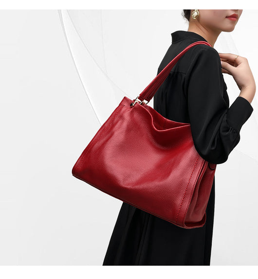 Bolso de Cuero Genuino para Mujer - Diseño Minimalista de Bandolera - Image 18