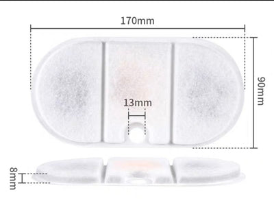 Núcleo Filtrador de Piedra Médica con Iones para Bebederos de Mascotas - Image 7