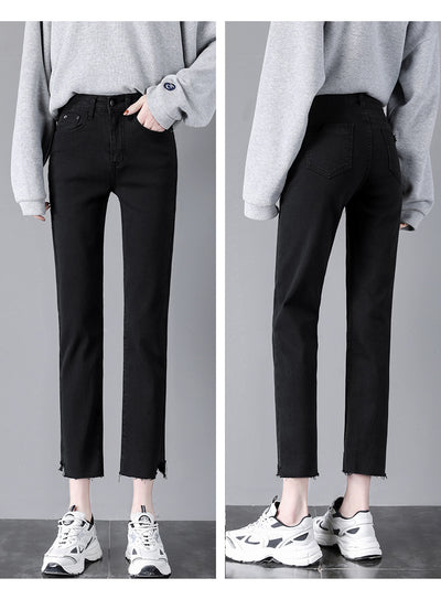 Pantalones Slim Cintura Alta para Mujer - Corte Cigarrillo - Image 4