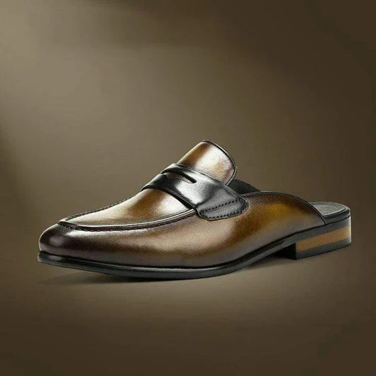 Zapatos Casuales de Cuero para Hombre - Diseño Versátil con Puntera Pronunciada