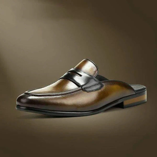 Zapatos Casuales de Cuero para Hombre - Diseño Versátil con Puntera Pronunciada