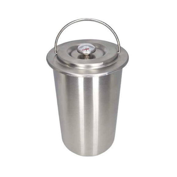 Olla Vaporera de Carne con Monitor de Temperatura en Acero Inoxidable
