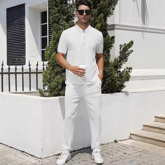 Conjunto Ligero de Verano: Pantalón con Cierre y Blusa de Manga Corta - Image 2