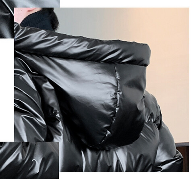 Chaqueta Acolchada Oversized de Algodón Premium para Hombre - Image 13
