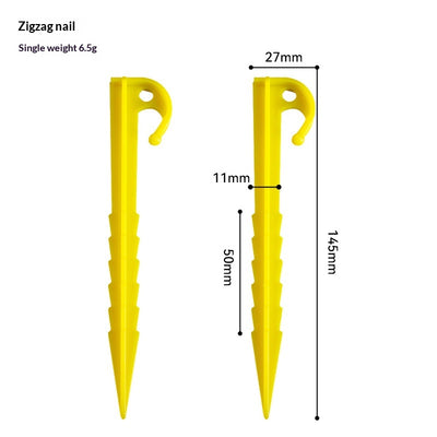 Estacas de Suelo Serradas de Plástico para Carpas - Image 6