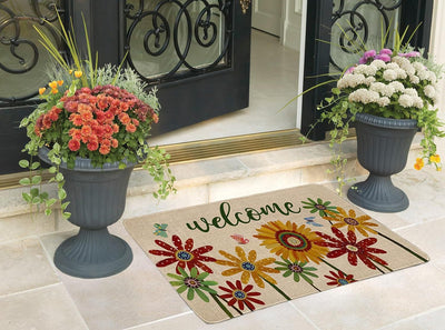 Tapete Floral para Entrada con Protección Antipolvo - Image 11