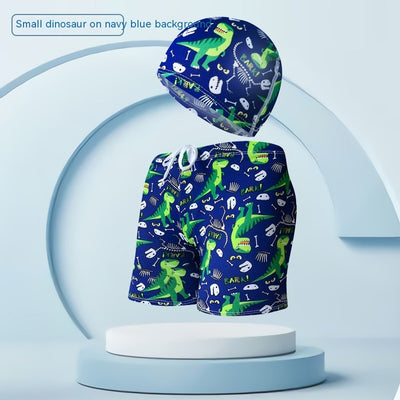 Traje de Baño Infantil con Gorro de Natación para Vacaciones en Playa - Image 10