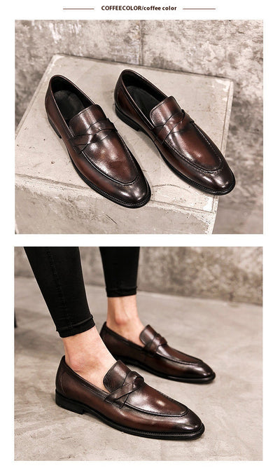 Zapatos de Cuero Británico sin Cordones - Comodidad Casual - Image 20