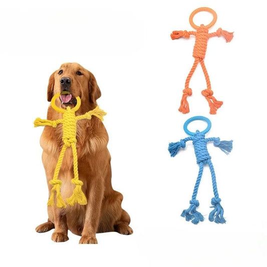 Juguete Mordedor Resistente para Perros - Masticable Duradero de Colores Sólidos