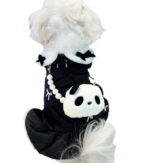 Abrigo Acolchado para Perros y Gatos con Arnés de Tracción - Image 5