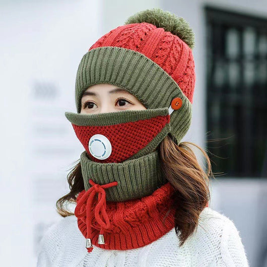 Gorro de Lana Grueso y Cálido para Mujer con Forro Polar - Image 16