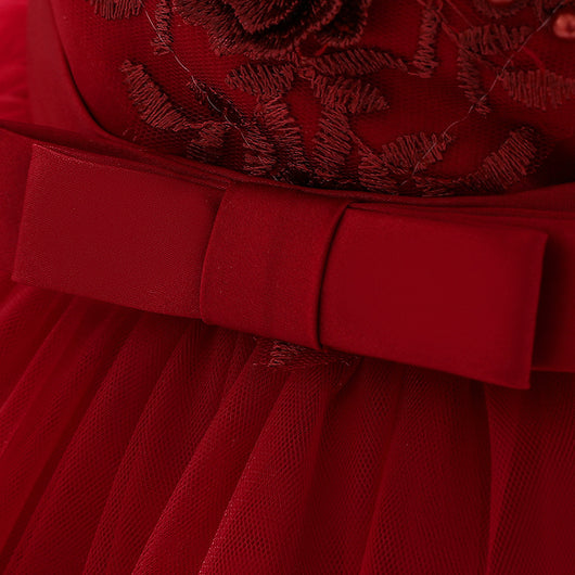 Vestido de Bautizo Niña con Diseño Luna Llena para Fotografía - Image 17