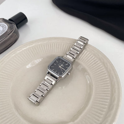 Reloj Cuadrado Retro para Mujer con Correa de Acero - Image 10