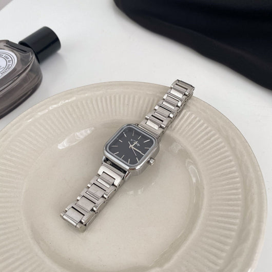 Reloj Cuadrado Retro para Mujer con Correa de Acero - Image 10