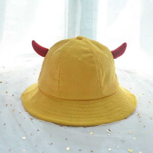 Gorra Bucket de Pana Suave - Estilo Sweet Girl Casual