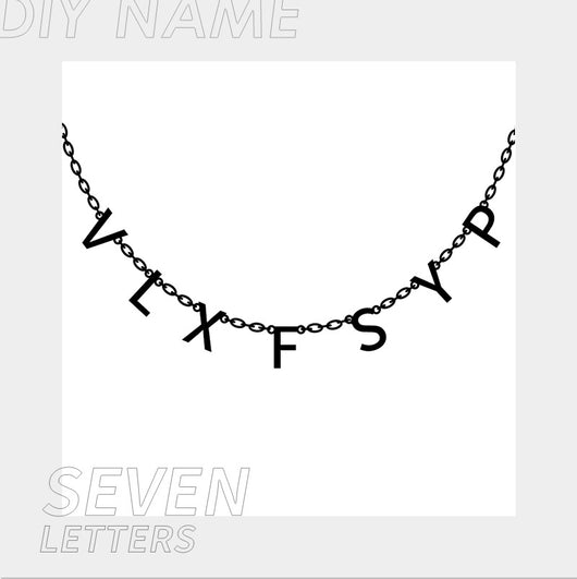 Collar Personalizado con Nombre en Letras del Alfabeto DIY - Image 11