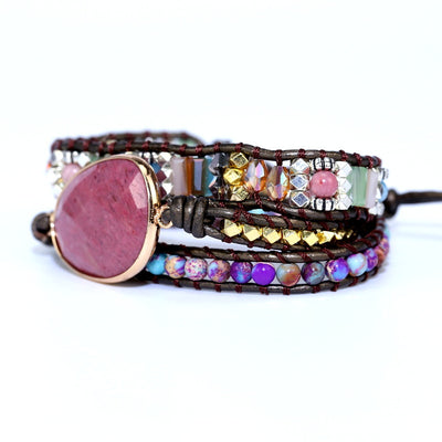 Pulseras de Piedra Natural Tejidas a Mano para Mujer - Image 8