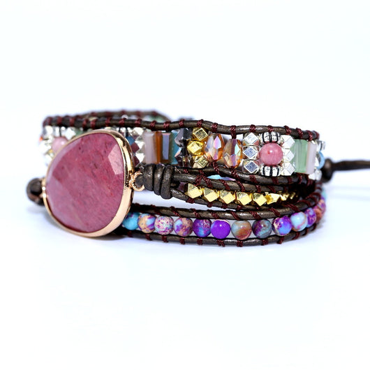 Pulseras de Piedra Natural Tejidas a Mano para Mujer - Image 8
