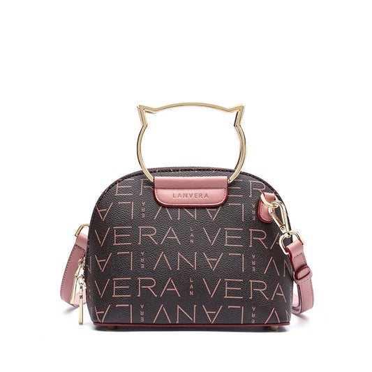 Bolsa Mensajera de Moda con Diseño Estampado Versátil