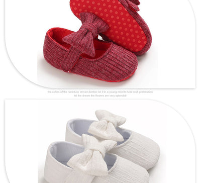 Botitas Tejidas de Lana con Moño para Bebé - Image 14
