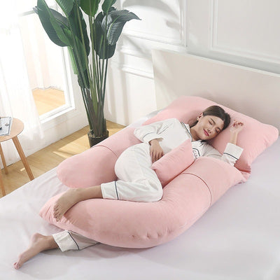 Almohada Maternidad Protección Cintura Tipo U para Dormir de Lado - Image 6