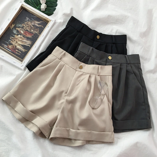 Pantalones Casuales Japoneses Rectos y Holgados para Verano