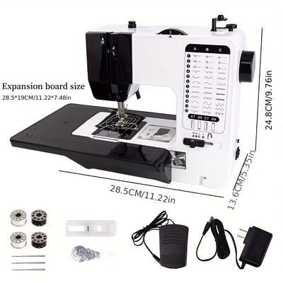Máquina de Coser Eléctrica Multifuncional con Tablero Extensible - Image 3