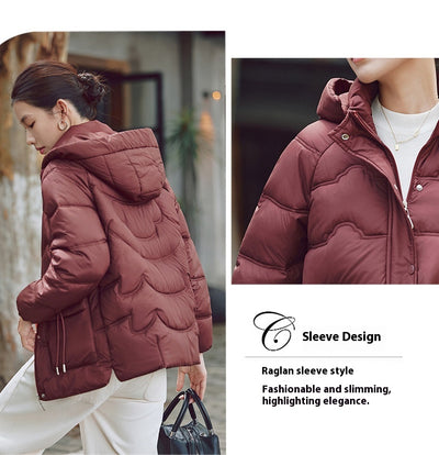 Abrigo de Algodón Acolchado con Capucha para Mujer Adulta - Image 31