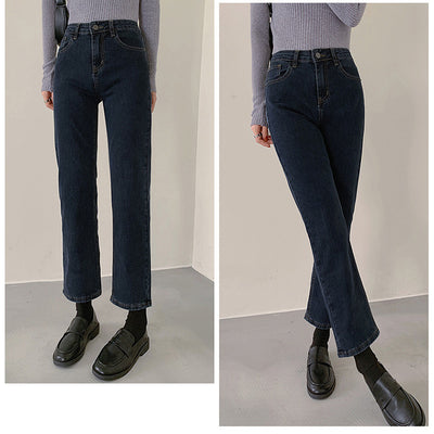 Pantalones Vaqueros Cintura Alta Slim Fit Negro para Mujer - Image 5