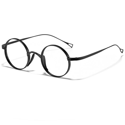 Gafas Redondas de Titanio Puro Estilo Vintage - Image 3