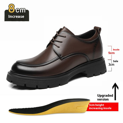 Zapatos Formales de Cuero con Plantilla Elevadora para Hombre - Image 7