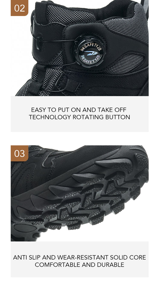 Botas de Trabajo Ligeras, Cómodas y de Seguridad para Hombre - Image 26