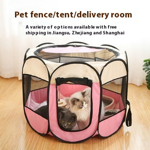 Gray and black pet carrier with a clear bubble window featuring paw prints and a mesh side for ventilation. - Image 20