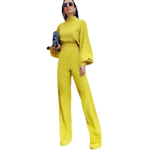 Jumpsuit Casual para Mujer con Cuello Alto y Espalda Descubierta - Image 5