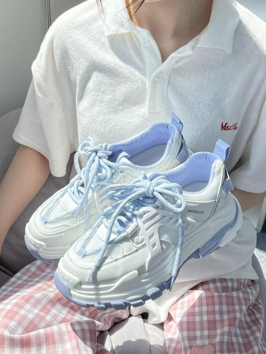 Tenis Azul Tianshui Tendencia Street Style
