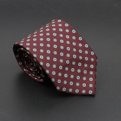 Corbata de Seda Bohemia Suave para Hombre 75mm