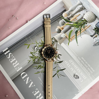 Conjunto de Reloj Frosted Estrellado y Cinturón de Dos Piezas - Image 18