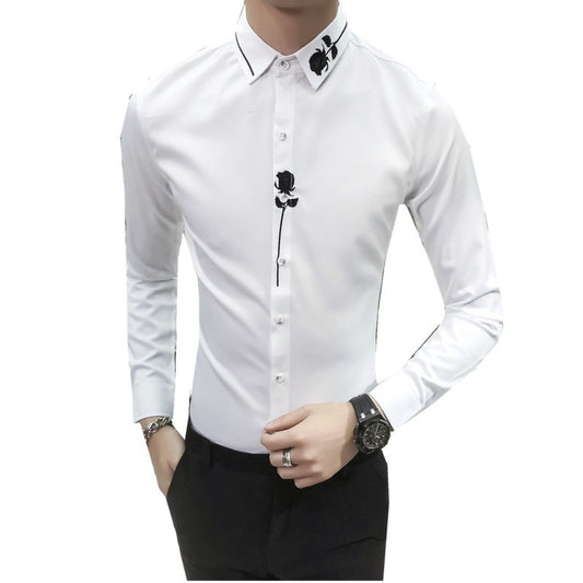 Camisa Casual Manga Larga Slim Fit Tendencia - Image 2