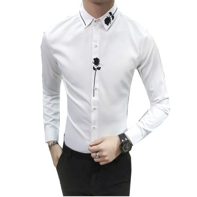 Camisa Casual Manga Larga Slim Fit Tendencia - Image 2