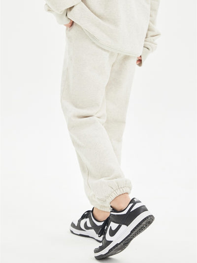 Pantalones de Algodón Terry con Puños Elásticos y Detalles de Terciopelo - Image 7