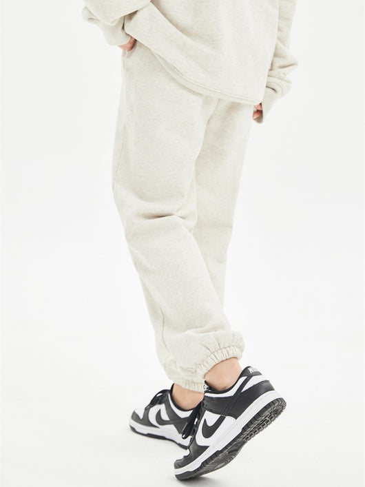 Pantalones de Algodón Terry con Puños Elásticos y Detalles de Terciopelo - Image 7