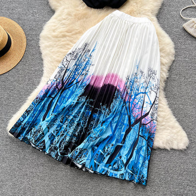 Conjunto de Dos Piezas: Blusa Plisada sin Mangas y Falda Diseño Exclusivo para Mujer - Image 45