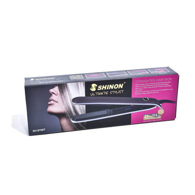 Plancha de Cabello Cerámica Termostática Nano Titanio - Image 9