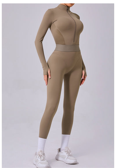 Enterizo de Yoga para Mujer con Malla Transpirable - Image 25